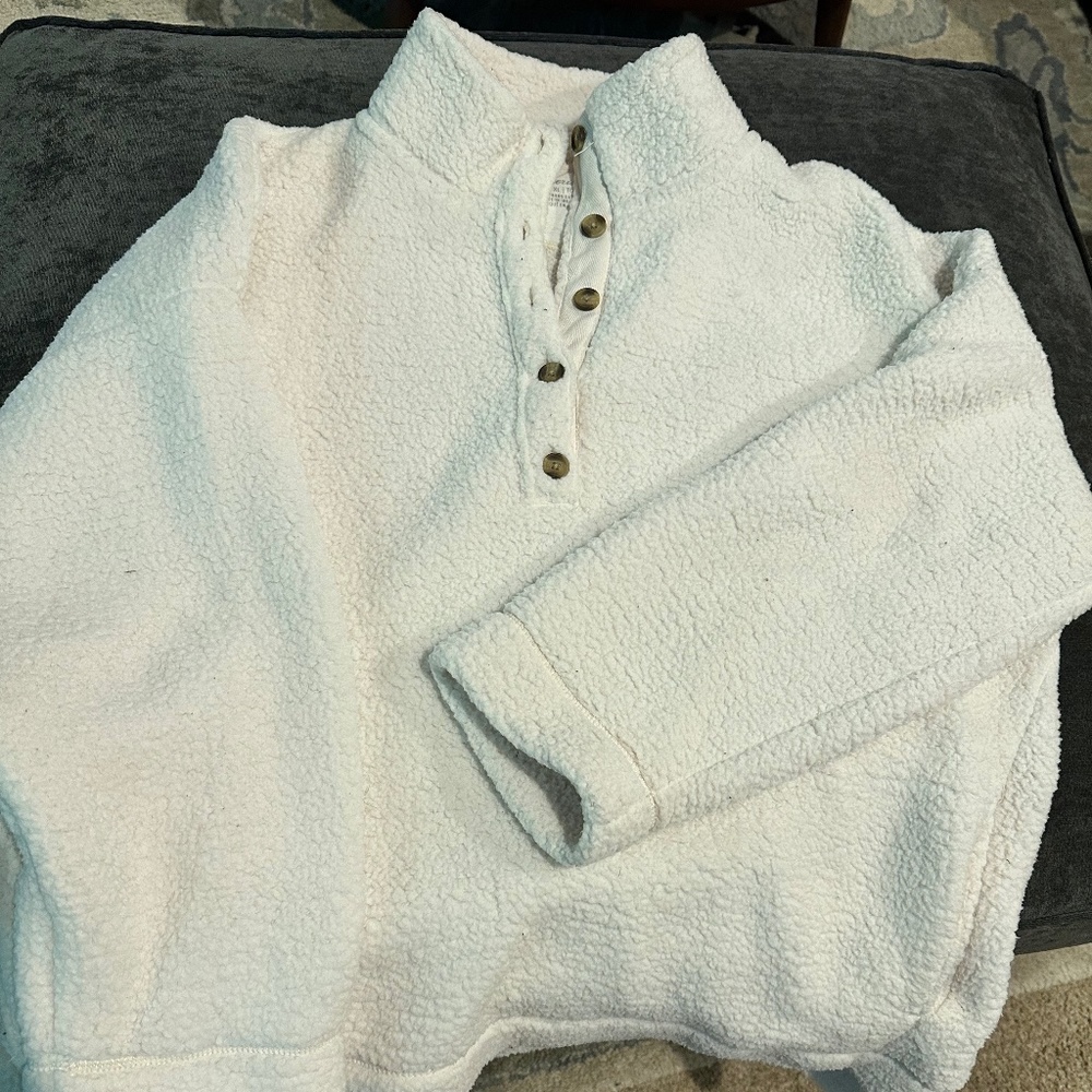 Aerie Soft and Cozy Sherpa Pullover
